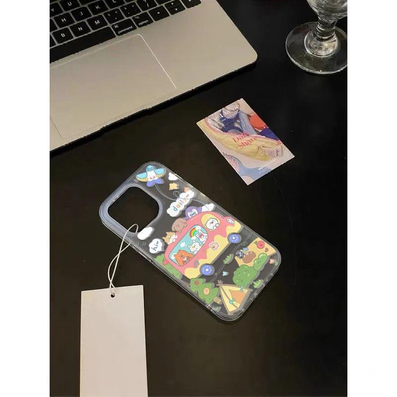 

Little Animal Bus Phone Case for iPhone 17 Pro Max/16 Frosted/15 Fun/14 Soft Shell/13 iPhone 8 PLUS