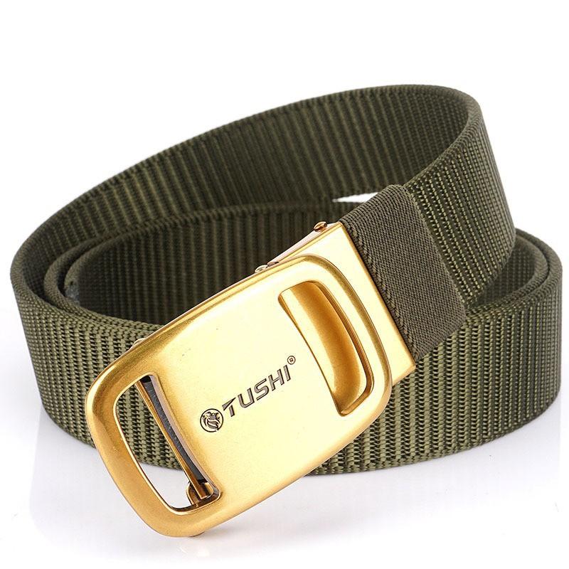 2020 3.5 Thick Nylon Belt All-match Casual Outdoor Pants Automatic Buckle 120cm