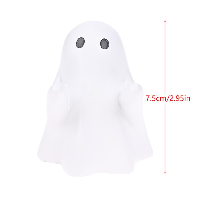 Lovely Ghost Pen Holder - Cute Cartoon Desktop Ornament, Creative Figurine for Halloween Decoration & Gifts