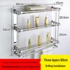 Punch-Free Thickened Stainless Steel Shelf