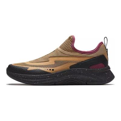 Lässige vielseitige stoßdämpfende, abriebfeste Low-Top-Lifestyle-Schuhe Herren-Sneaker Braun Schwarz Lila 912427702-3