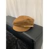 Korean Style British Retro Painter Hat Autumn and Winter Wide Brim Small Suede Beret Showing Face Retro Fashion