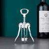 Apribottiglie in Acciaio Inossidabile Apribottiglie Vino Rosso Tipo ad Ala Metallo Cavatappi da Sommelier Apribottiglie Rimuovi Tappi di Vino Strumento da Bar