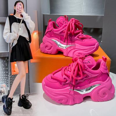 Mode Hohe Qualität Frühling Herbst Damen Plateau Sneaker Klobige Schuhe Sport Vulkanisierte Schuhe Weibliche Freizeitschuhe