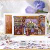 DIY Scene Sticker Postcard Cartoon Scene Sticker Set Postcard Landscape Stickers  Journaling