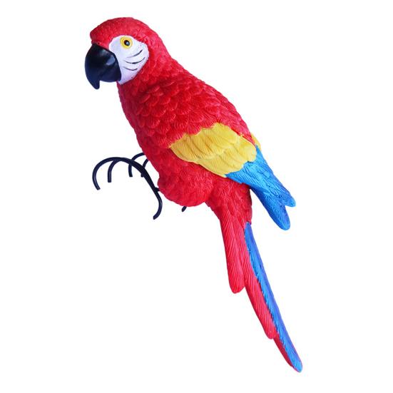 Planter Fuglefigur Resin Hagefuglstatue med Klør Blomsterpottedekor Papegøyestatue for Bonsai Hjemmedekor Gårdskunst