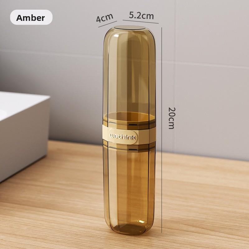 

1PC Mouthwash Cup Washing Set Dental Utensils Travel Box Toothbrush Portable Going Out Transparent Toothbrush Holder