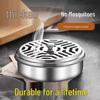 Thickened Stainless Steel Mosquito Coil Holder with Lid - 2 Pack