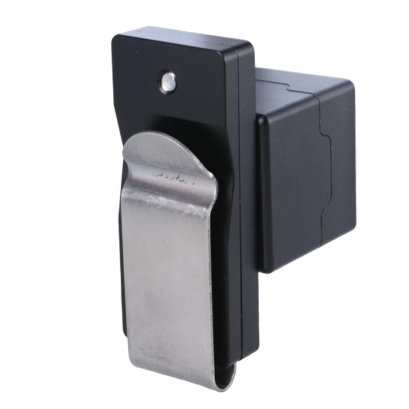 

Pool Chalk Holder Magnetic Billiard Cue Chalk Holder with Aluminum Belt Clip Pocket Pool Chalk Case for Pool Snooker чорний