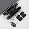Silent Close Hydraulic Adjustable Hinge Folding Invisible Mounting Automatic Door Closing Device Furniture Fittings Adjustable