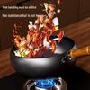 St. Bud 24cm Uncoated Cast Iron Stir-fry & Stew Pot with Lid