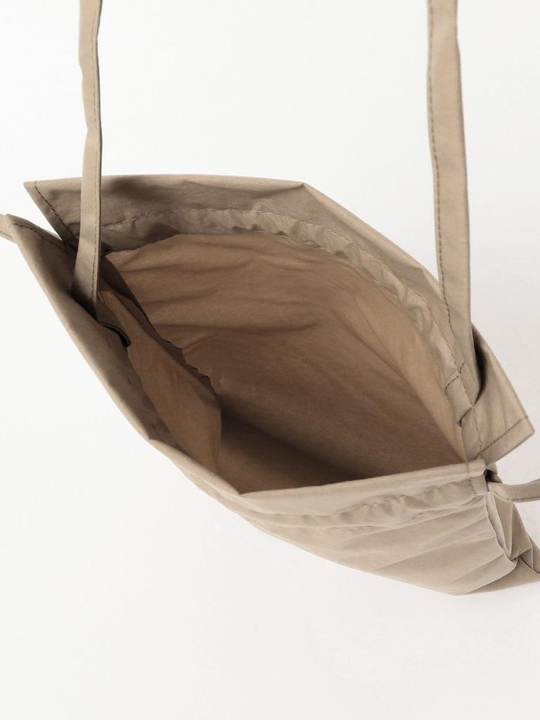 Beams Japan Canvas Bag Logo Drawstring Shoulder Bag Beige Free Size 56610305271