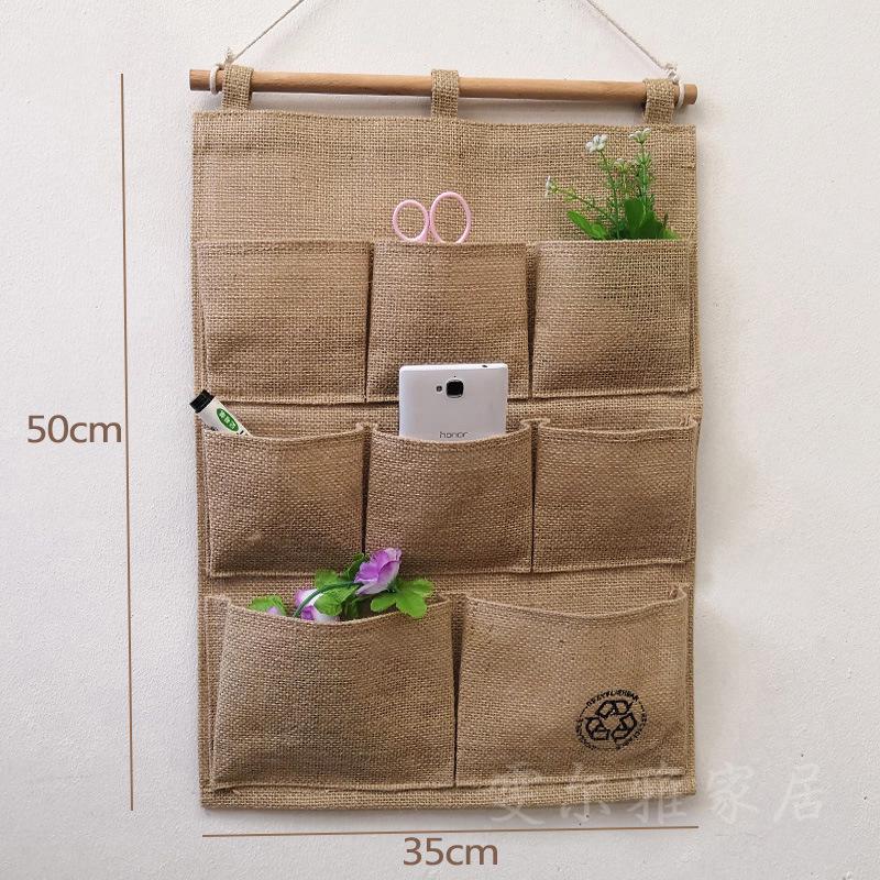 Wen'er Wandmontierte Mehrschichtige Hängeaufbewahrungstasche für Studentenwohnheime