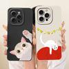 For iPhone 13 Pro Max Case Cute Rabbit Cat Cartoon Soft Silicone Shockproof Cover For iPhone 13 Pro Bumper iPhone13 ProMax Funda