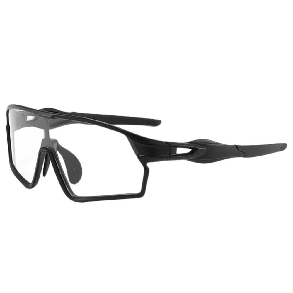 Turned Up Photochromic Bike Glasses UV Protection Sports Sunglasses  Travel чёрный
