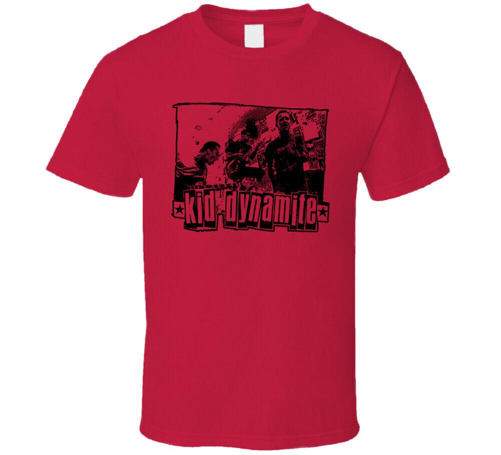 Unisex shirt Cotton Oversize Large Size Kid Dynamite Punk Rock Retro T Shirt