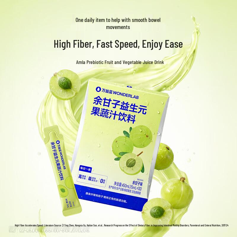 WONDERLAB Amla Prebiotic Fruit & Vegetable Juice