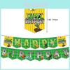 Theme Birthday Party Decoration Balloon Banner Cartoon Set