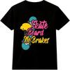 Skateboarding T Shirt Skater Graphic Tee No Brakes Streetwear Skateboard Top
