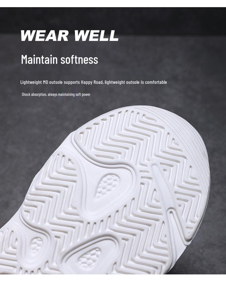 Girls' 2024 Autumn Non-Slip Leather Running Shoes - Soft Sole, Versatile, for Medium and Large Children