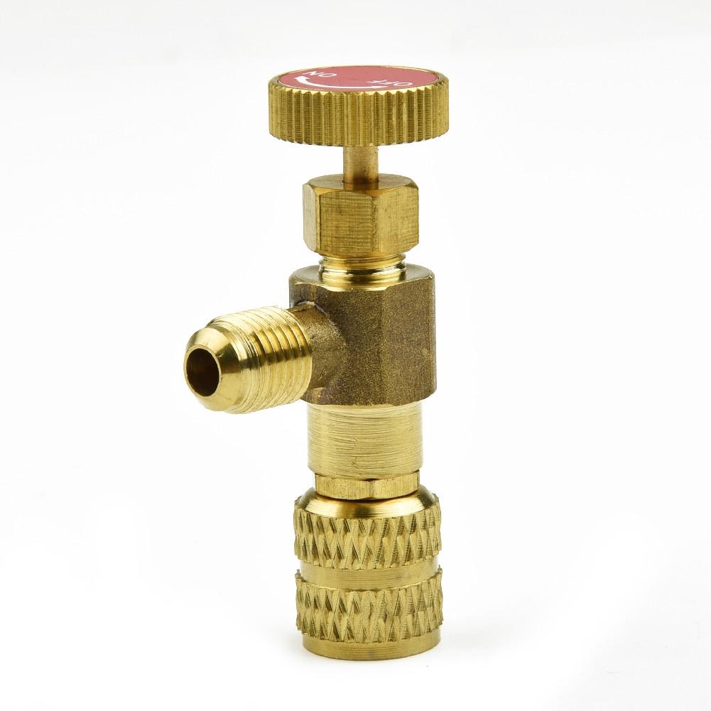 Flow Control Valve Air Conditioning Charging Copper Alloy