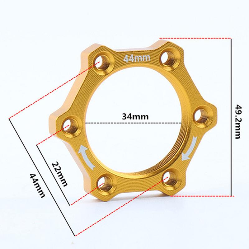 Screw Bicycle Flange Adapter Threaded Brake Disc Aluminum Alloy Rotors