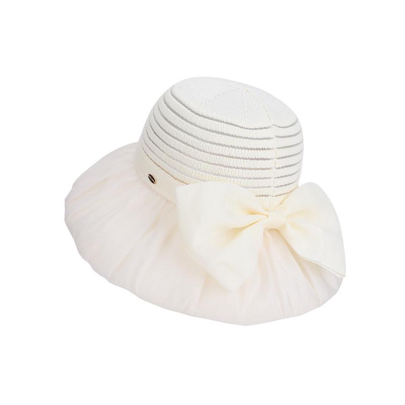 Summer Ladies Flowy Sheer Wide Brim Fisherman Cap With Sunshade For Beach And Travel