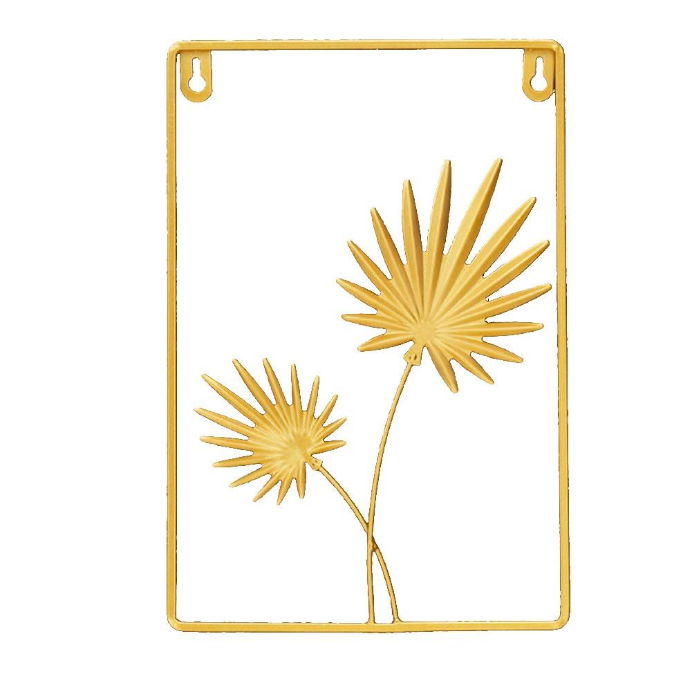 Zlatý list nástěnná dekorace obývací pokoj ozdoba nástěnná závěsná dekorace