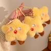 Adorable Plush Star Doll Keychain - Cute Backpack Accessory