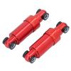 1 Paar Elektroroller Hinterradstoßdämpfer Dämpfer Aluminiumlegierung Klappbares Federungssystem Rot