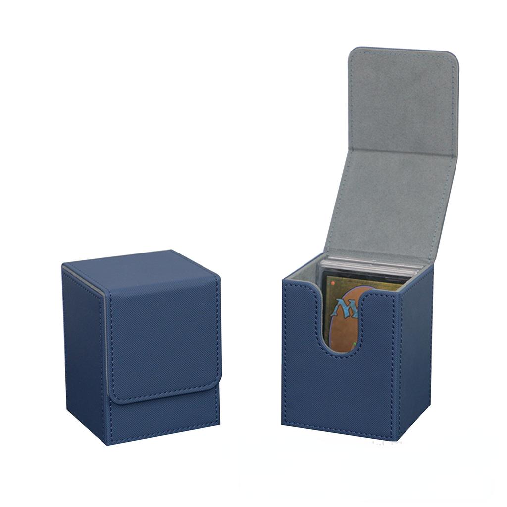 100+ Trading Card Deck Box PU Leather Gathering Card Toy W/ Magnetic Closure Game Cards Storage Game Card Case Protector