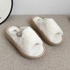 Premium Thick-bottomed Fluffy Slippers Women's Spring and Autumn Outer Wear Fashion 2025 New Internet Celebrity Fluffy Heightening Cotton Slippers