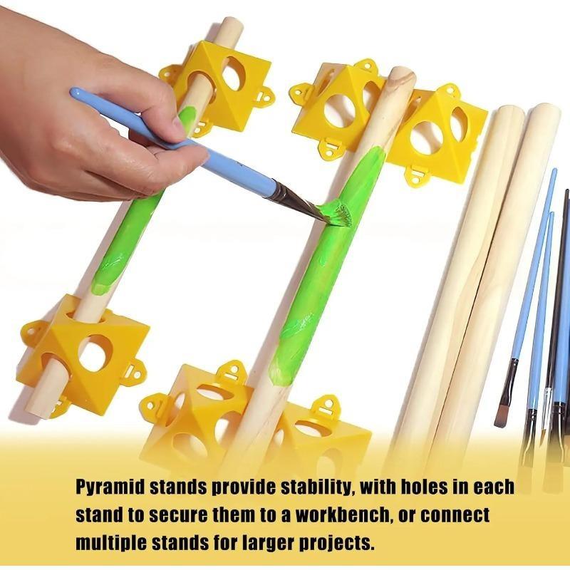 1-50PCS Pyramid Triangle Support Cone Mini Woodworking Spray Painting Stand Door Plank Support Cushion Block Paint Tool