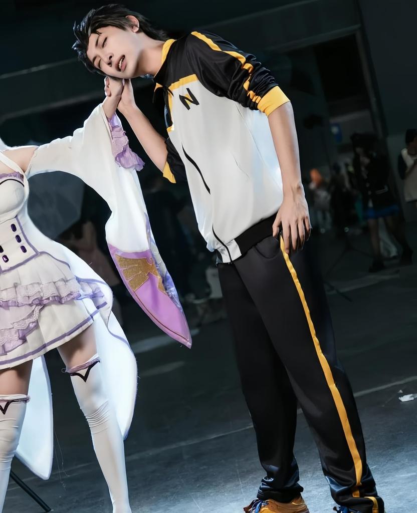 Cosplay Costume Rem Cosplay Emilia Cosplay Costume Natsuki Subaru Cosplay Ram Cosplay Costume Cosplay Life in Another Cosplay Anime Cosplay Event