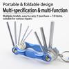 Multifunctional Portable Folding Hex Wrench 8 In 1 Hand Tool Hex Key Screwdriver Set - Suitable for Home Quality Hand Tool BS001