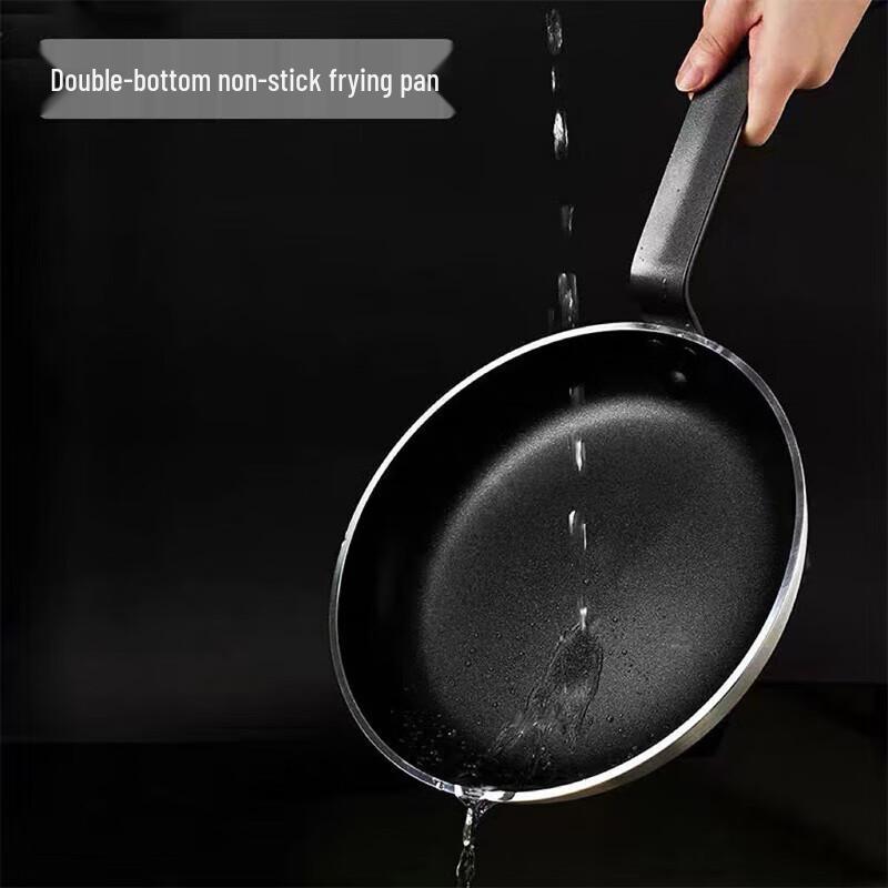Qianshen Commercial Heavy-Duty Aluminum Non-Stick Flat Frying Pan