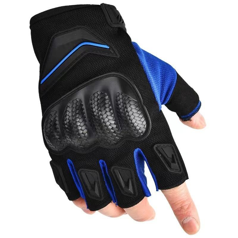 Universal Summer Cycling Gloves Half Finger Anlti Slip Bike Motorcycle Gloves for Women Men Hiking Camping Accessories