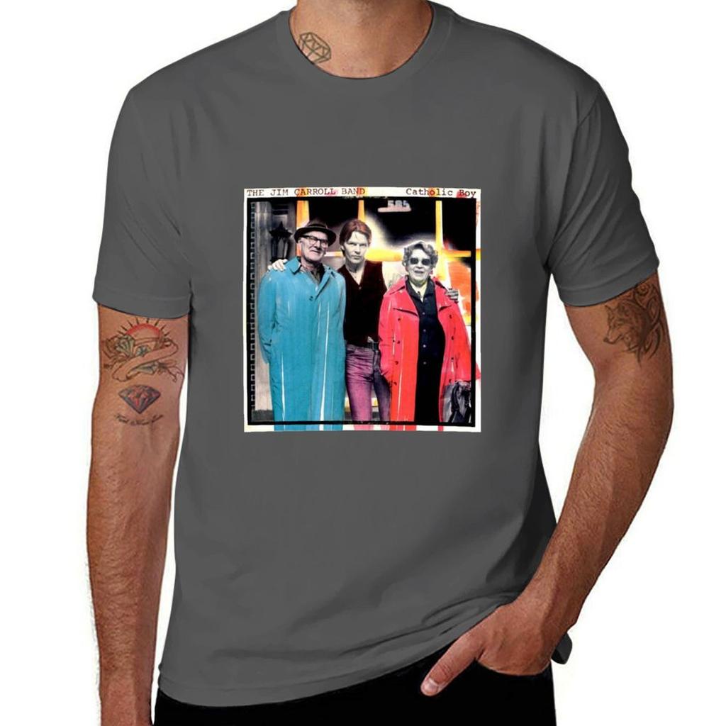 People Who Died Catholic Boy Punk Rock Jim Carroll Band Throwback TShirt Basic Solid Color Short Sleeve TShirt