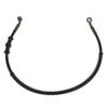 Motorcycle Brake Hose Hydraulic Oil Line Braided Tube for Motorbike ATV Universal 60cm Black