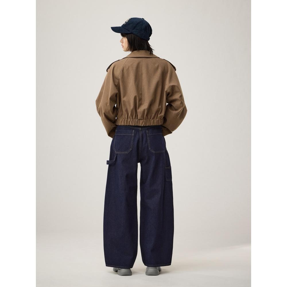 GU by Uniqlo Barrel Leg Painter Jeans Rokh