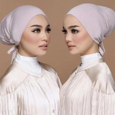 Modal Under Cap Inner Hijab Caps Muslim Women Bandage Underscarf Bonnet
