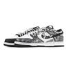 Nike Dunk Star Butterfly Slip Resistant Abrasion Resistant Low top Skateboard Shoes Unisex Gray White HF5441-100(Team773-1)