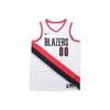 Koszulka Swingman NBA w paski Color Clash, szybkoschnąca, Portland Trail Blazers, Carmelo Anthony Nr. 00, Sezon 2020 Koszulki Męskie Białe CW3607-100