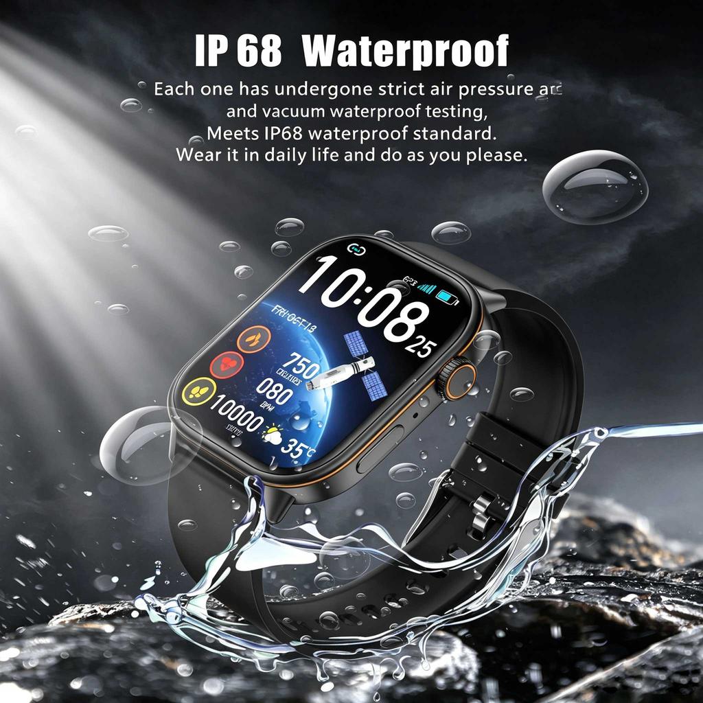 LUCKY START 2026 For Android IOS GPS Smart Watch Women 2.01" HD Screen Heart Rate Bluetooth Call Compass IP68 Waterproof Men Smartwatch