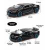 Maisto Bugatti Chiron Blue Black 1/24 Scale Model 31514