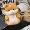 PP Cotton Backpack Hamster Plush Toys With Avocado Bag Hamster Stuffed Toy  Home Decor