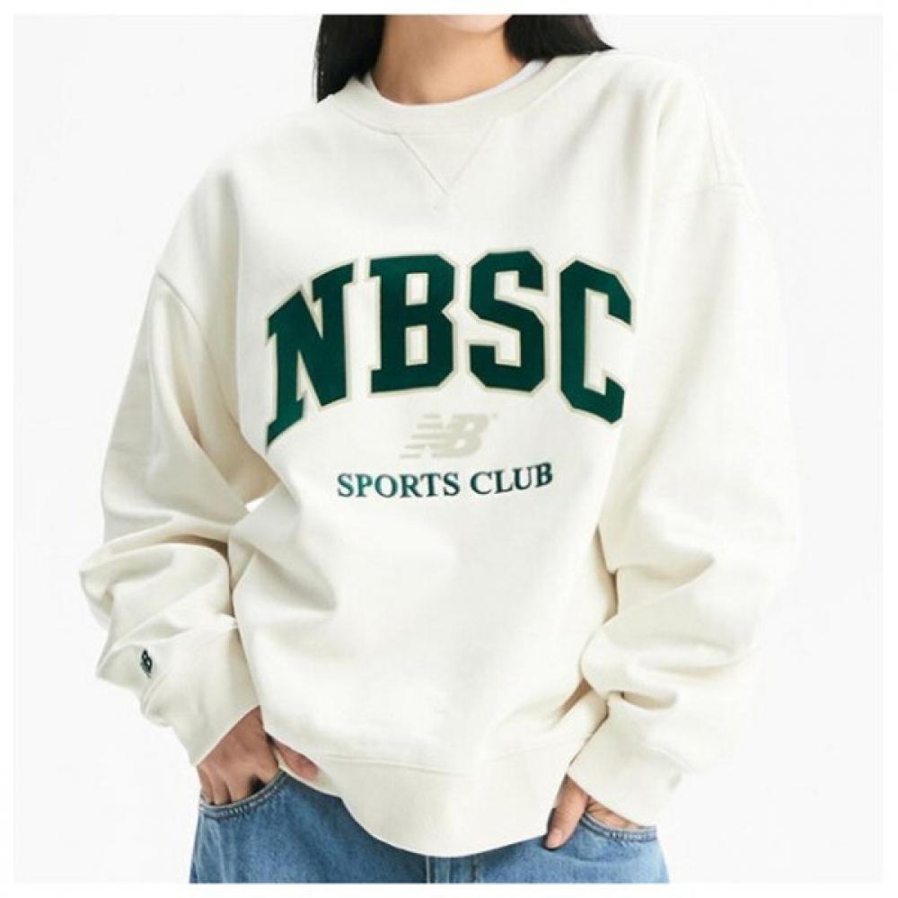 

New Balance Long Sleeve Tee Kqj Nbncd41823 39 Uni Nbsc Brushed Sweatshirt Semi Beige series/100