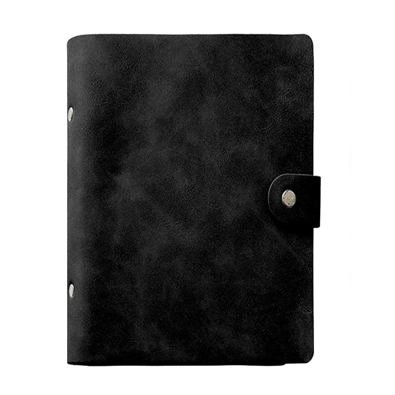 Minimalist Leather Photo Album Large Capacity Refillable Binder with Insert Pages
