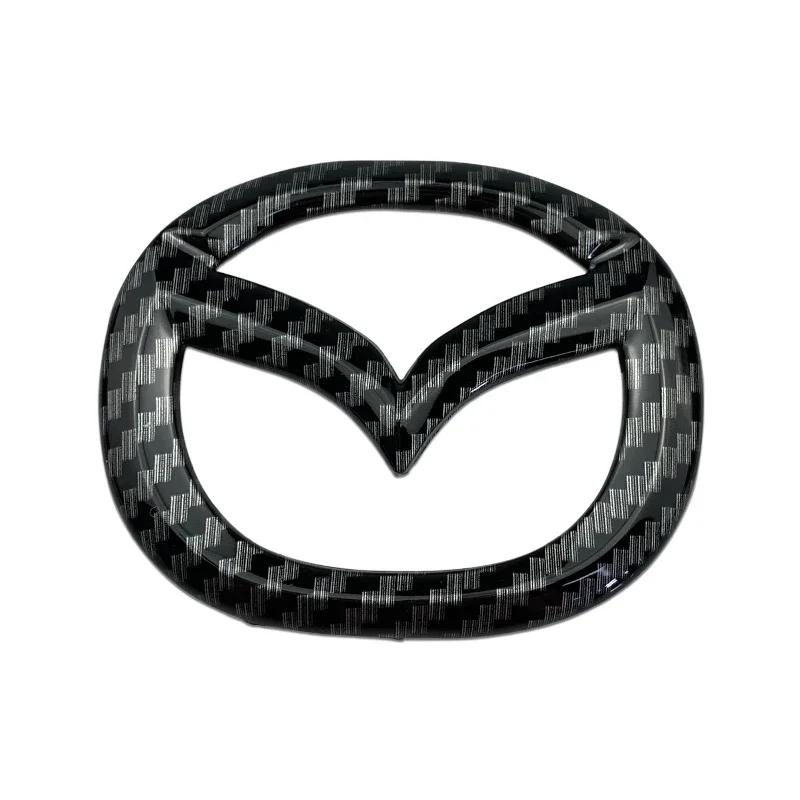 2025 Hot ABS Car Steering Wheel Emblem Cover Stickers for Mazda CX6 CX9 CX7 RX7 MX5 CX5 CX3 Protege Badge Internal Decals Decora