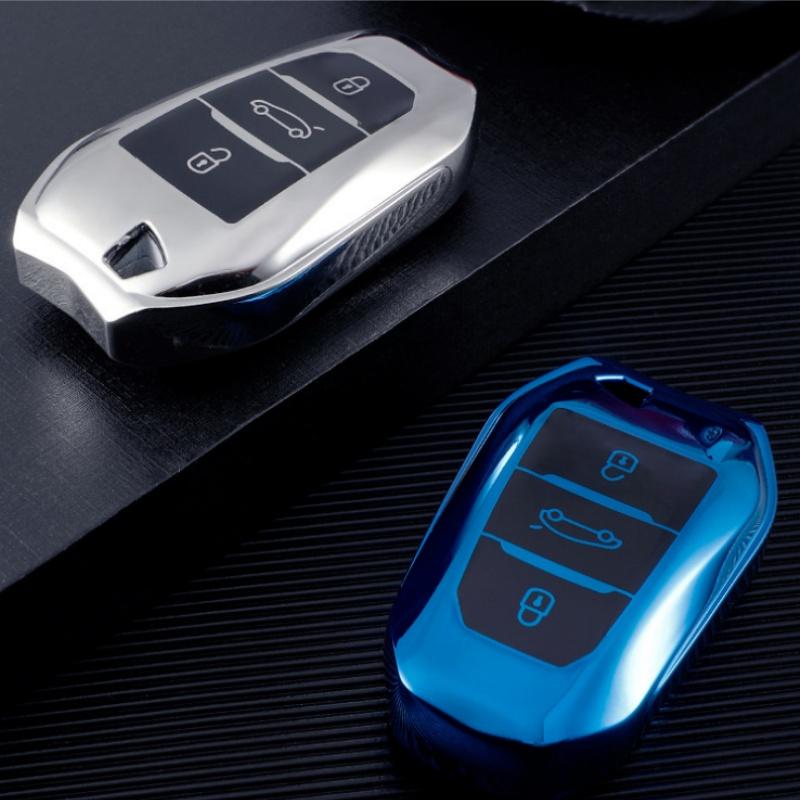 Luxury Car Key Case Cover For Peugeot 2008 3008 4008 5008 308 408 508 Keychain